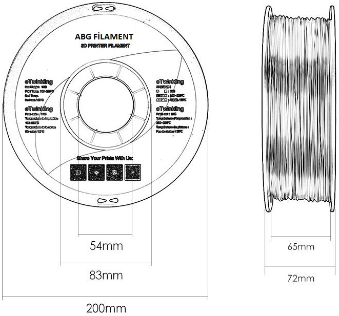 ABG PLA Filament 1.75mm